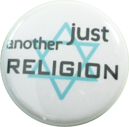 Just another religion Button jewish star